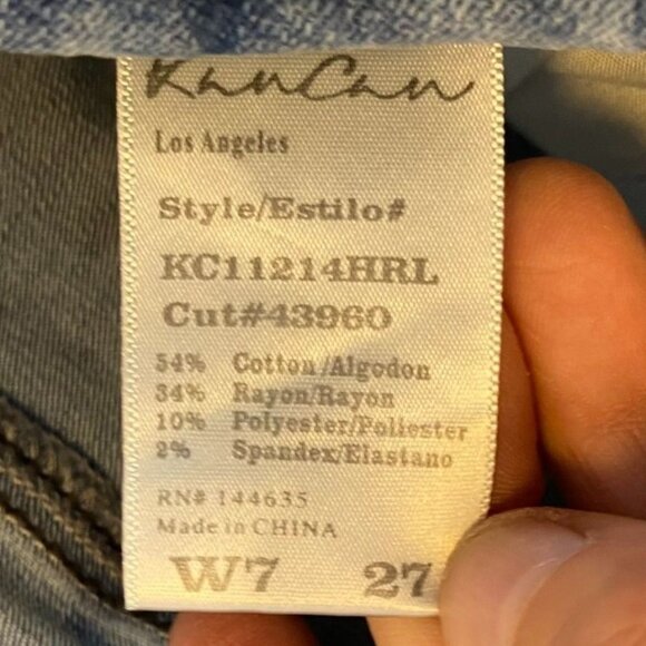 KanCan Women's Jeans 27 Denim Skinny Light Wash Stretch Cotton Blend - Picture 6 of 15